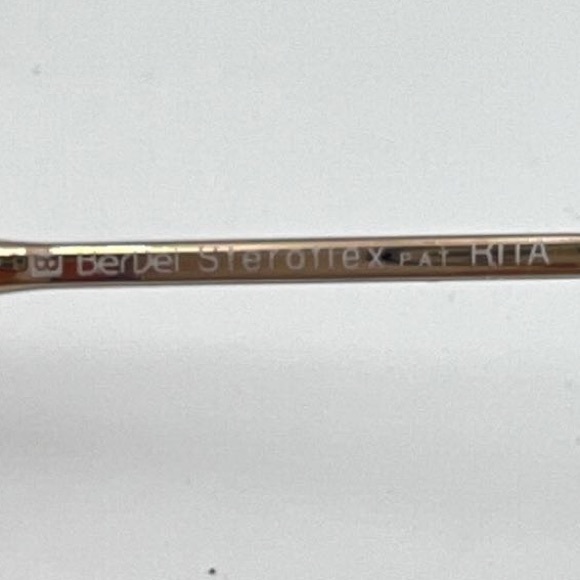 Vintage Berdel Brown Gold Oval Sunglasses Frames Rita - Picture 5 of 6